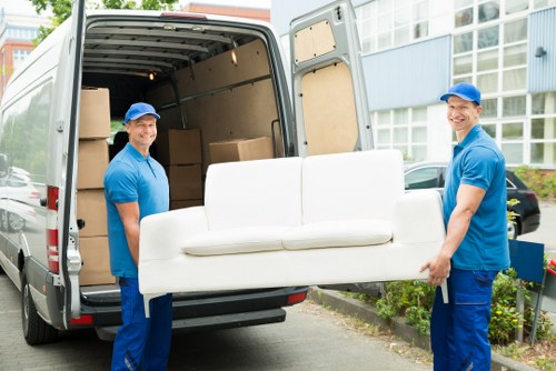 Packing boxes and moving supplies arranged for Whitechapel home removals