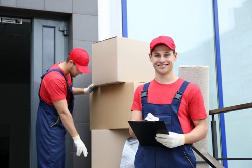 Whitechapel moving truck prepared for local home and office moves