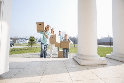 Professional removals van for Whitechapel relocation