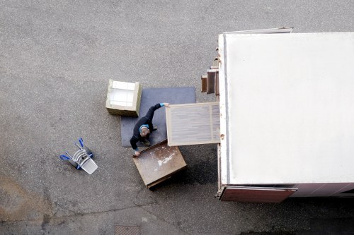 Student removals team helping with boxes in Whitechapel