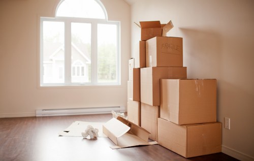 A local removals team handling commercial furniture in Whitechapel