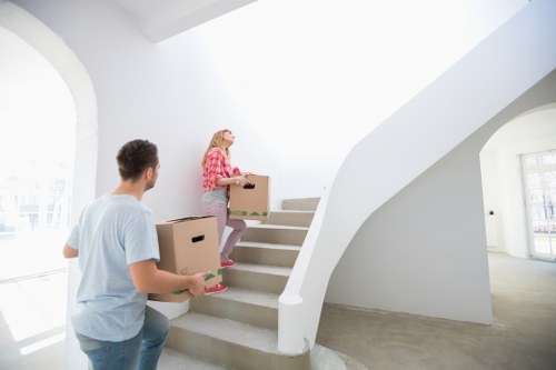 Furniture move quote discussion in a Whitechapel flat