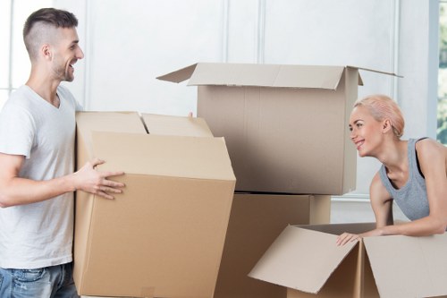Professional commercial moving team handling office removals in Whitechapel