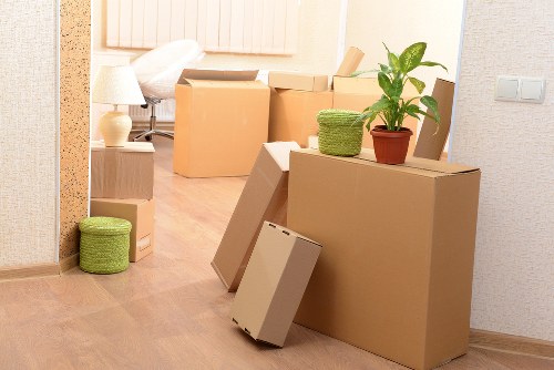 Office relocation preparation by removal companies in Whitechapel