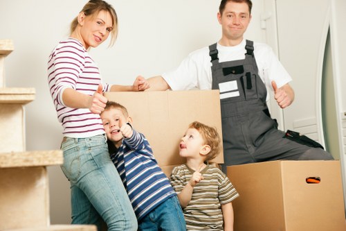 A flexible man and van service helping with a move in East London